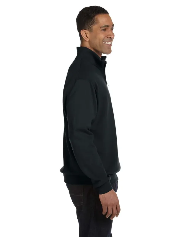 Jerzees Adult NuBlend® Quarter-Zip Cadet Collar Sweatshirt — view 24