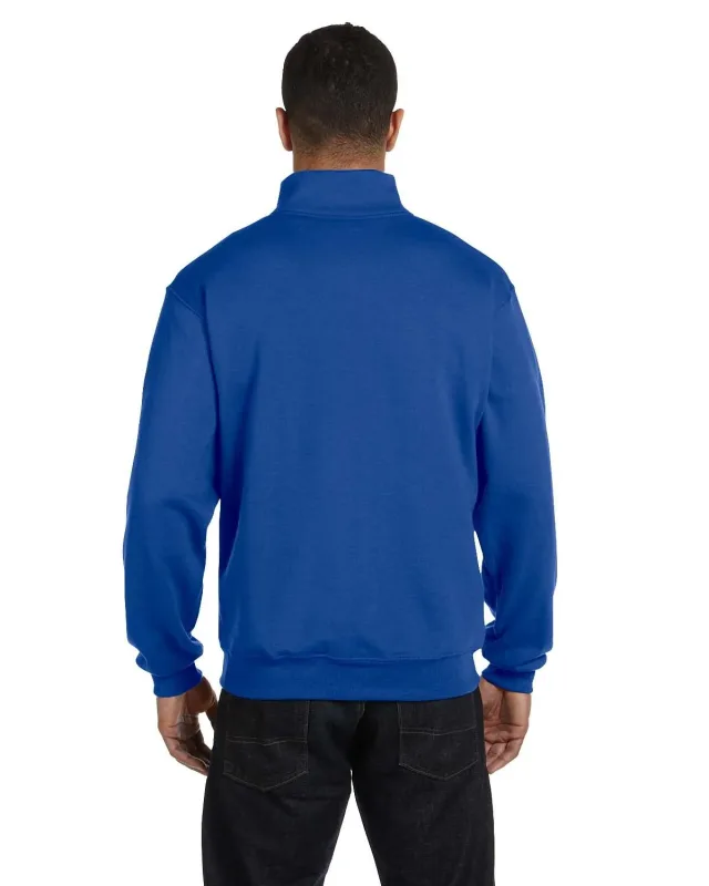 Jerzees Adult NuBlend® Quarter-Zip Cadet Collar Sweatshirt — view 25