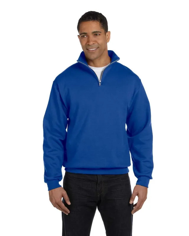 Jerzees Adult NuBlend® Quarter-Zip Cadet Collar Sweatshirt — view 26