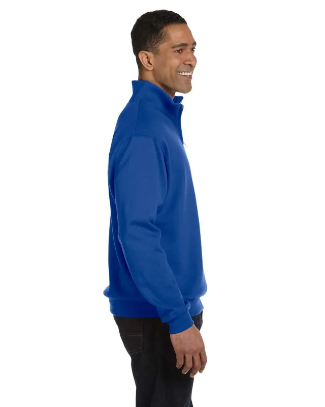 Jerzees Adult NuBlend® Quarter-Zip Cadet Collar Sweatshirt — view 27