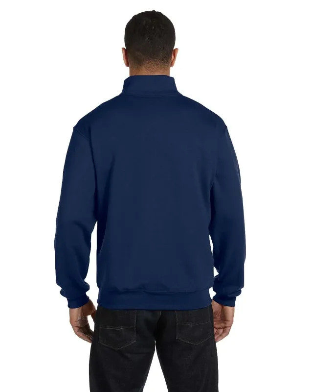 Jerzees Adult NuBlend® Quarter-Zip Cadet Collar Sweatshirt — view 28