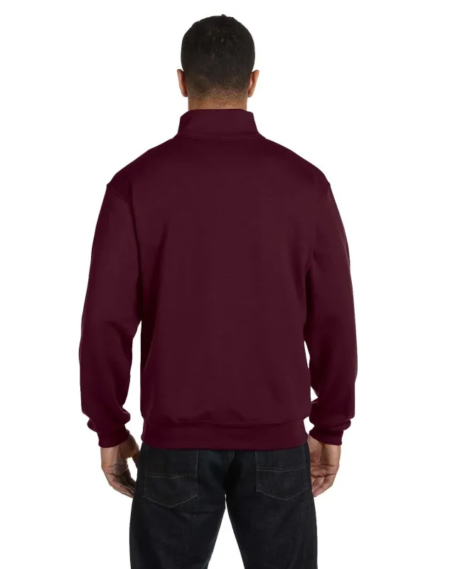 Jerzees Adult NuBlend® Quarter-Zip Cadet Collar Sweatshirt — view 31