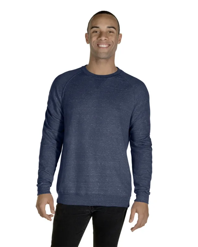Jerzees Adult Snow Heather French Terry Crewneck Sweatshirt — view 14
