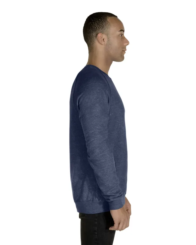 Jerzees Adult Snow Heather French Terry Crewneck Sweatshirt — view 15