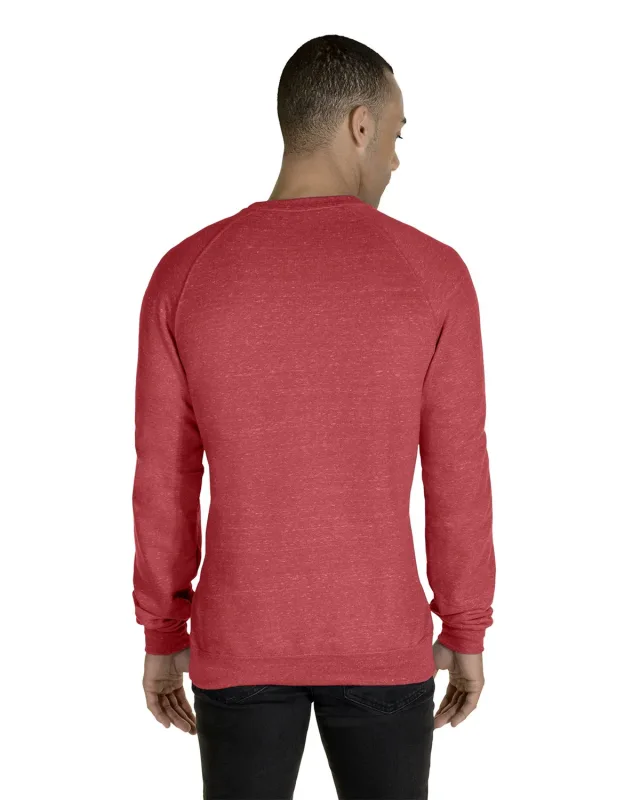 Jerzees Adult Snow Heather French Terry Crewneck Sweatshirt — view 16