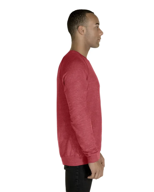 Jerzees Adult Snow Heather French Terry Crewneck Sweatshirt — view 18
