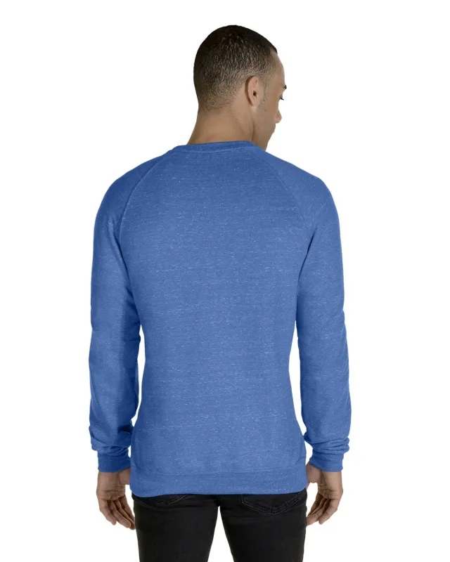 Jerzees Adult Snow Heather French Terry Crewneck Sweatshirt — view 19