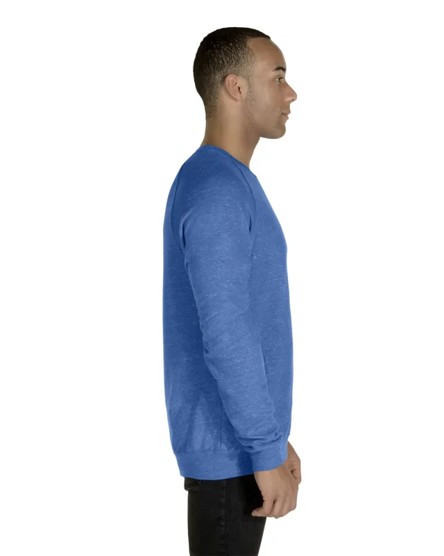 Jerzees Adult Snow Heather French Terry Crewneck Sweatshirt — view 21