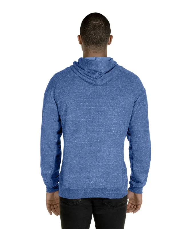 Jerzees Adult Snow Heather Raglan Hooded Sweatshirt — view 21