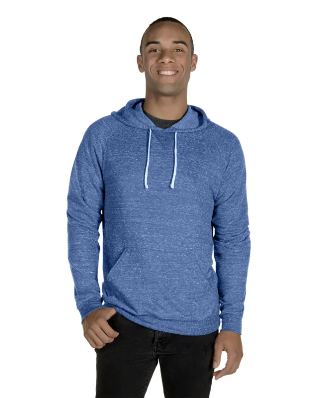Jerzees Adult Snow Heather Raglan Hooded Sweatshirt — view 22