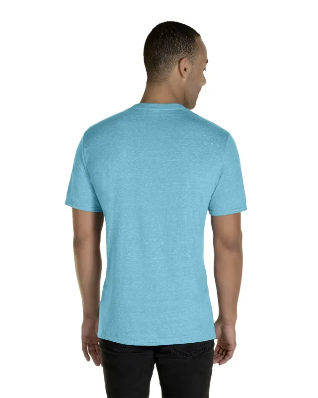 Jerzees Adult Snow Heather T-Shirt — view 4