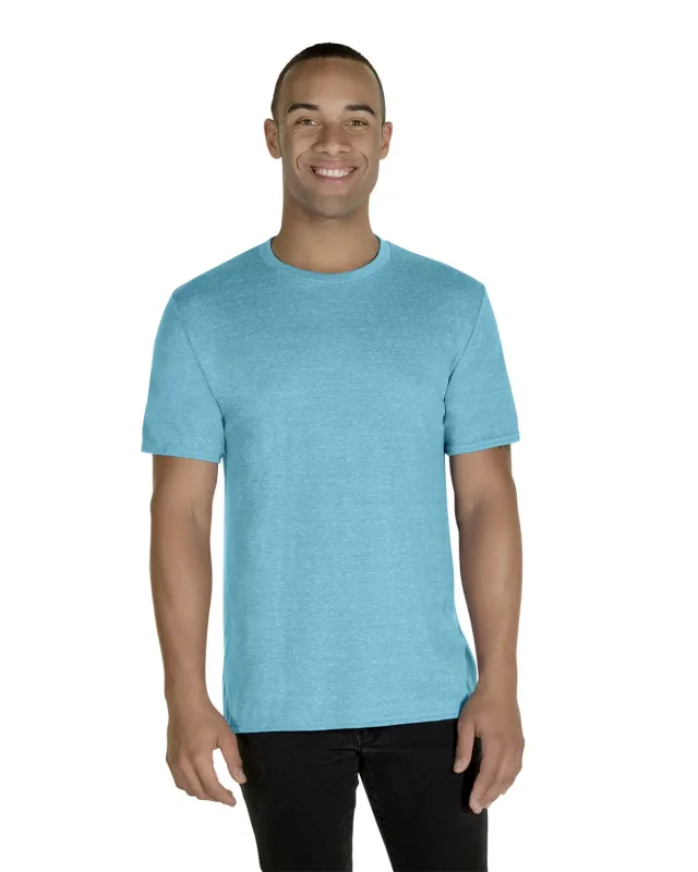 Jerzees Adult Snow Heather T-Shirt — view 5