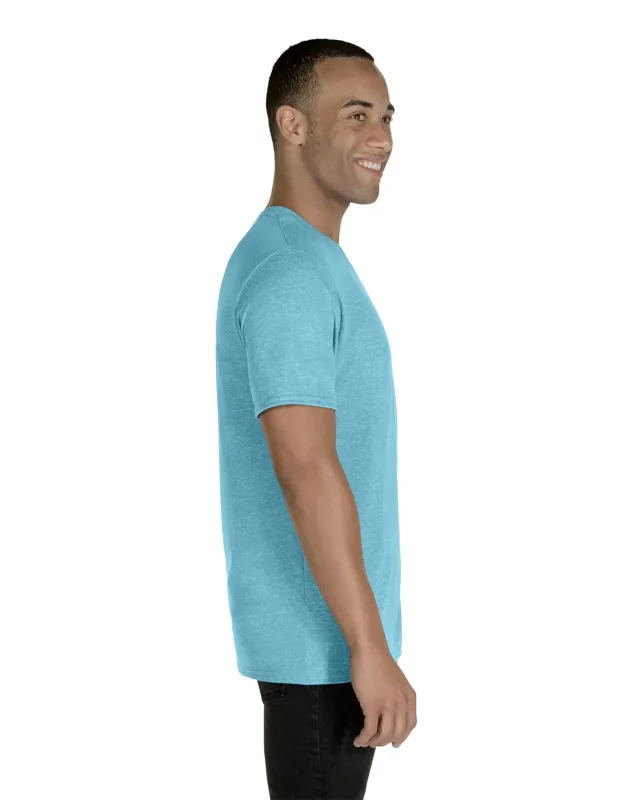 Jerzees Adult Snow Heather T-Shirt — view 6