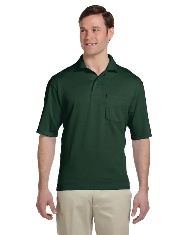 Jerzees Adult SpotShield Pocket Jersey Polo — view 11