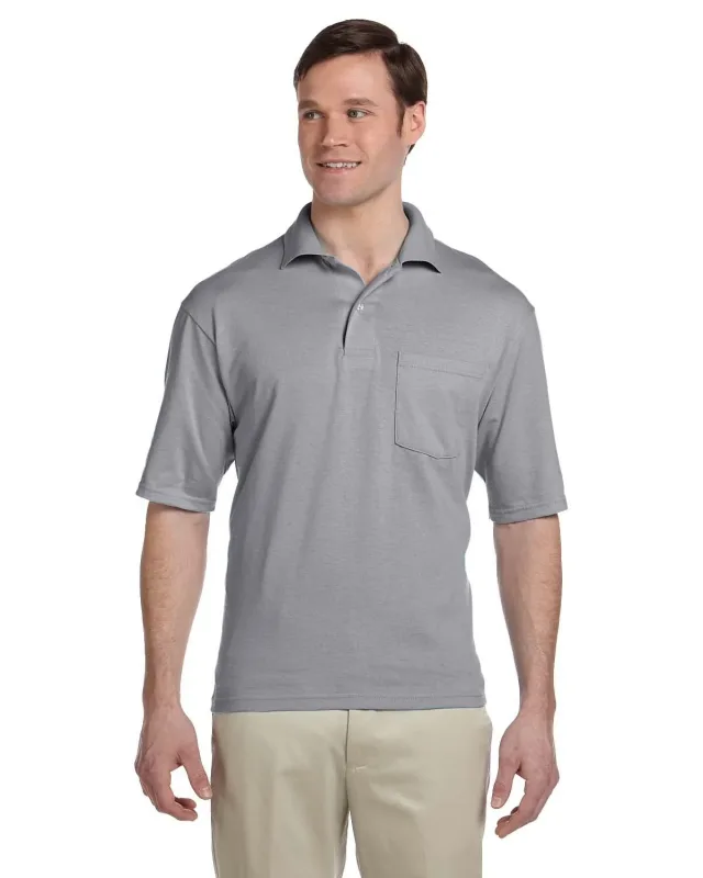 Jerzees Adult SpotShield Pocket Jersey Polo — view 13