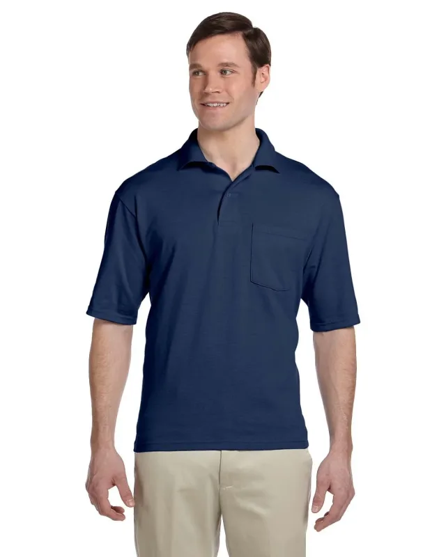 Jerzees Adult SpotShield Pocket Jersey Polo — view 25