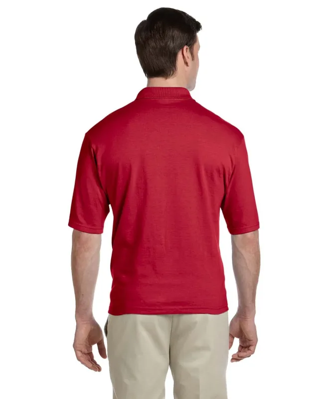 Jerzees Adult SpotShield Pocket Jersey Polo — view 4