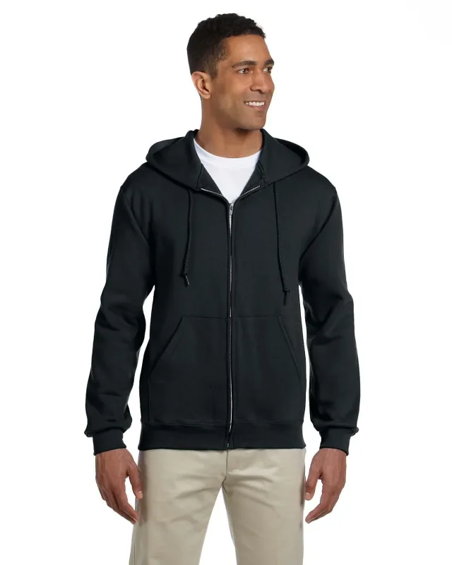 Jerzees Adult Super Sweats® NuBlend® Fleece Full-Zip Hooded Sweatshirt — view 11
