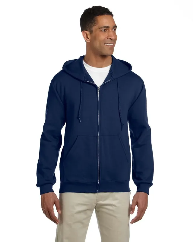 Jerzees Adult Super Sweats® NuBlend® Fleece Full-Zip Hooded Sweatshirt — view 14