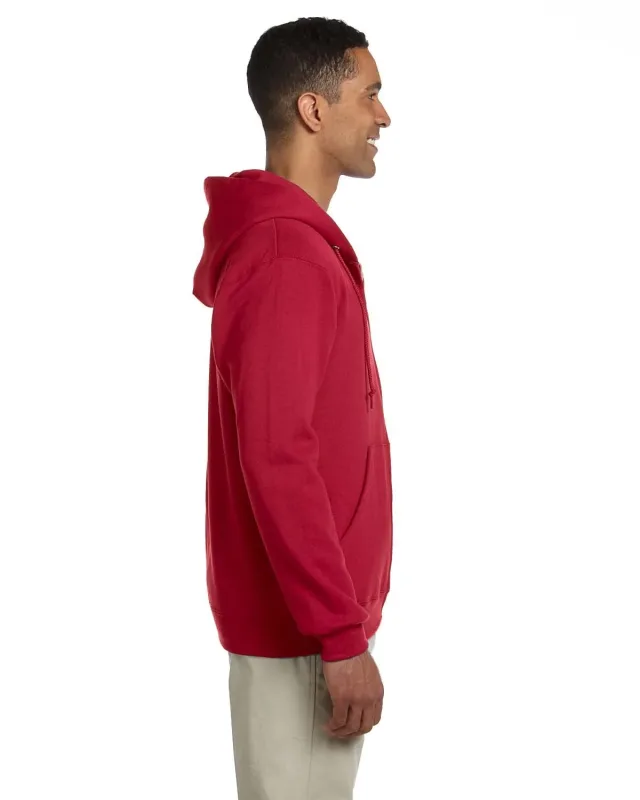 Jerzees Adult Super Sweats® NuBlend® Fleece Full-Zip Hooded Sweatshirt — view 6