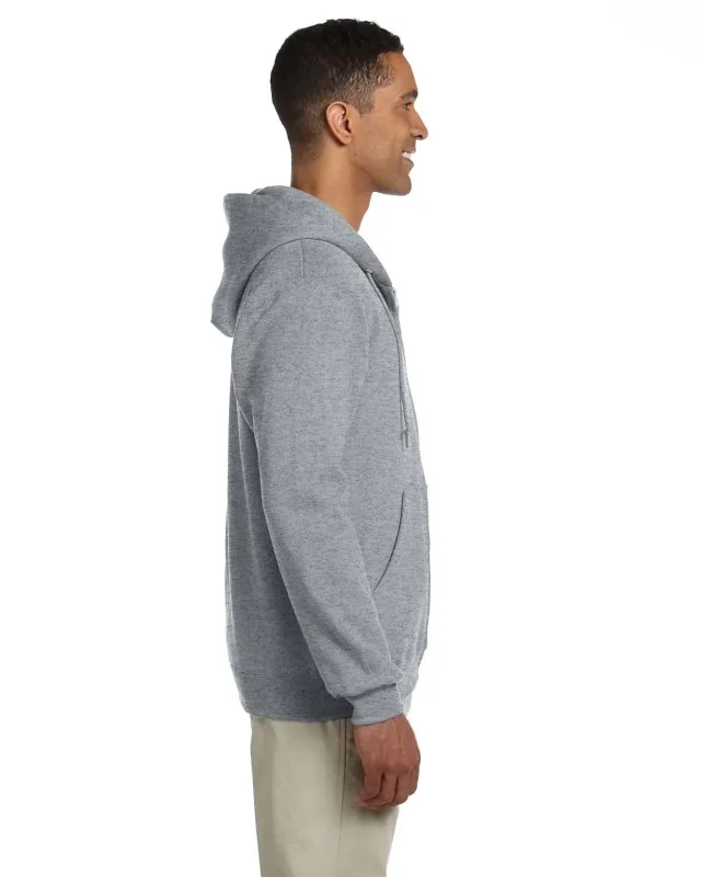 Jerzees Adult Super Sweats® NuBlend® Fleece Full-Zip Hooded Sweatshirt — view 9