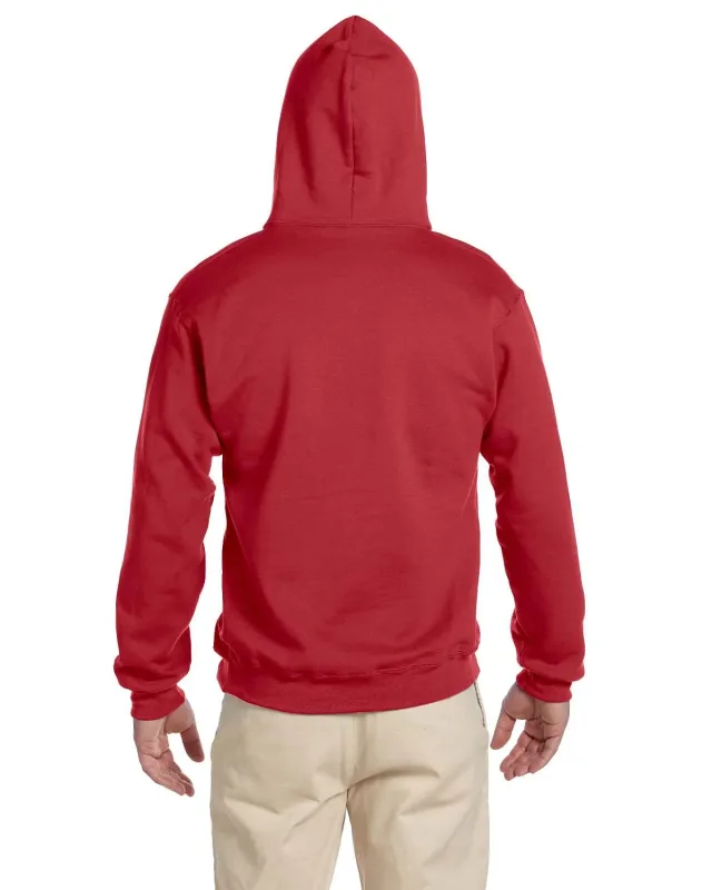 Jerzees Adult Super Sweats® NuBlend® Fleece Pullover Hooded Sweatshirt — view 4