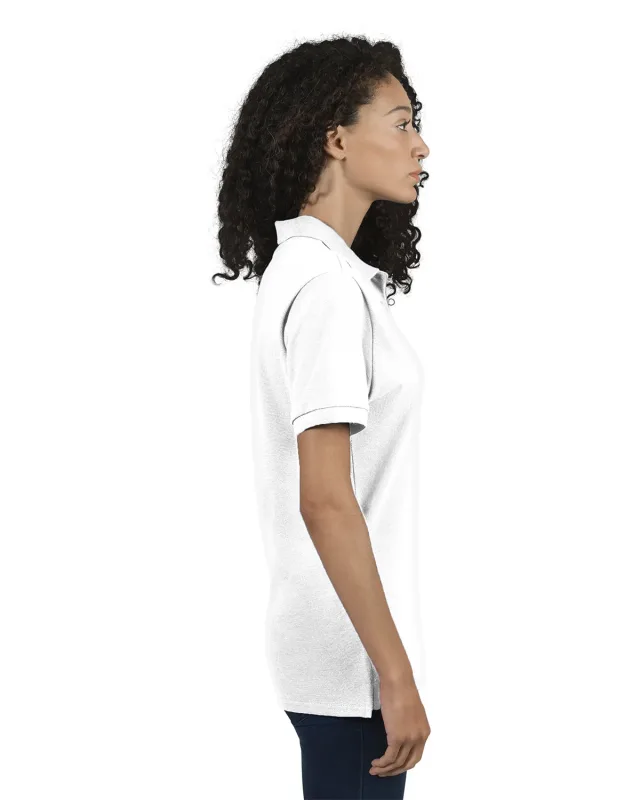 Jerzees Ladies' Premium Ringspun Cotton Piqué Polo — view 3