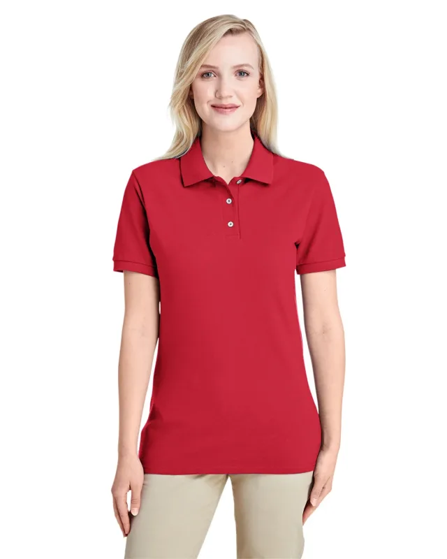 Jerzees Ladies' Premium Ringspun Cotton Piqué Polo — view 5