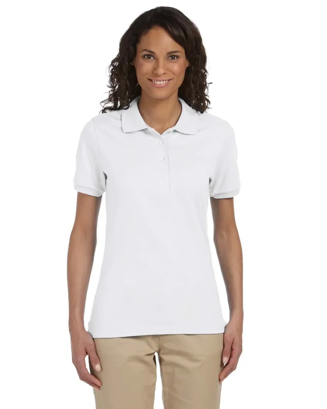 Jerzees Ladies' SpotShield Jersey Polo — view 2