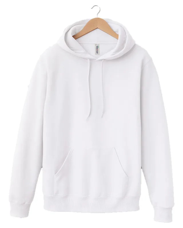 Jerzees Unisex Eco Premium Blend Fleece Pullover Hooded Sweatshirt — view 3