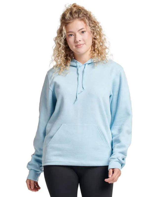 Jerzees Unisex Eco Premium Blend Fleece Pullover Hooded Sweatshirt — view 34