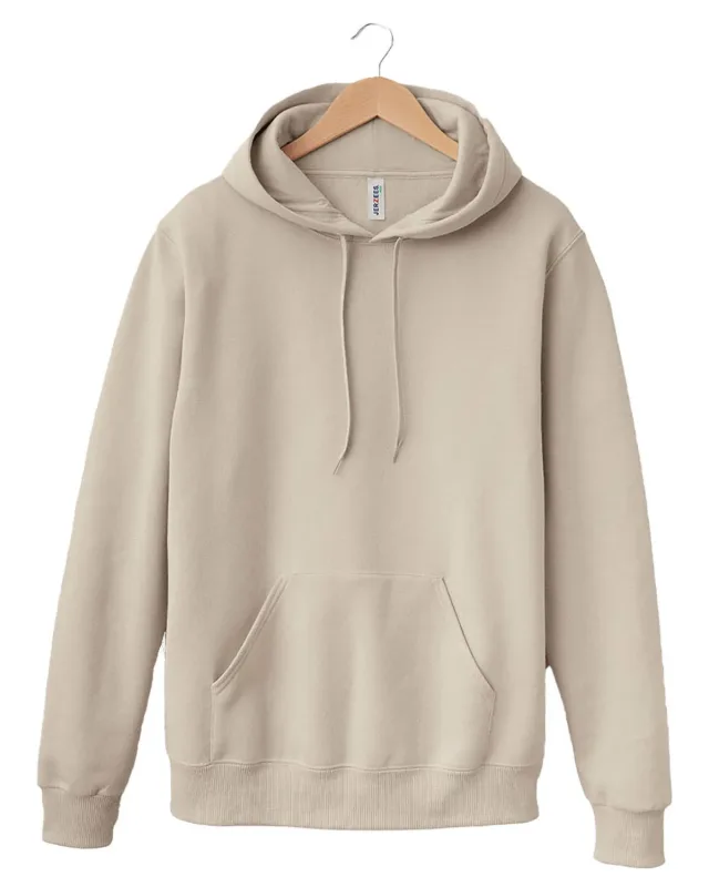 Jerzees Unisex Eco Premium Blend Fleece Pullover Hooded Sweatshirt — view 7