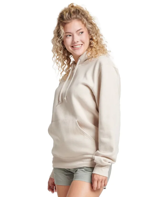 Jerzees Unisex Eco Premium Blend Fleece Pullover Hooded Sweatshirt — view 8