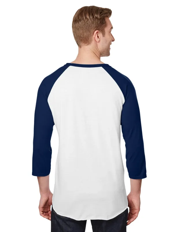 Jerzees Unisex Three-Quarter Sleeve Raglan T-Shirt — view 13