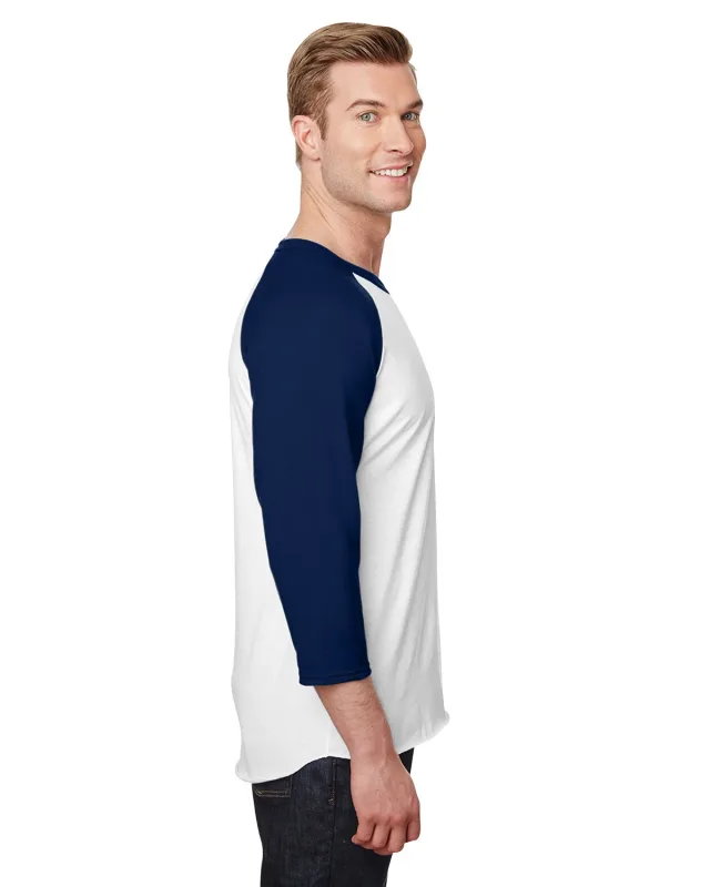 Jerzees Unisex Three-Quarter Sleeve Raglan T-Shirt — view 15