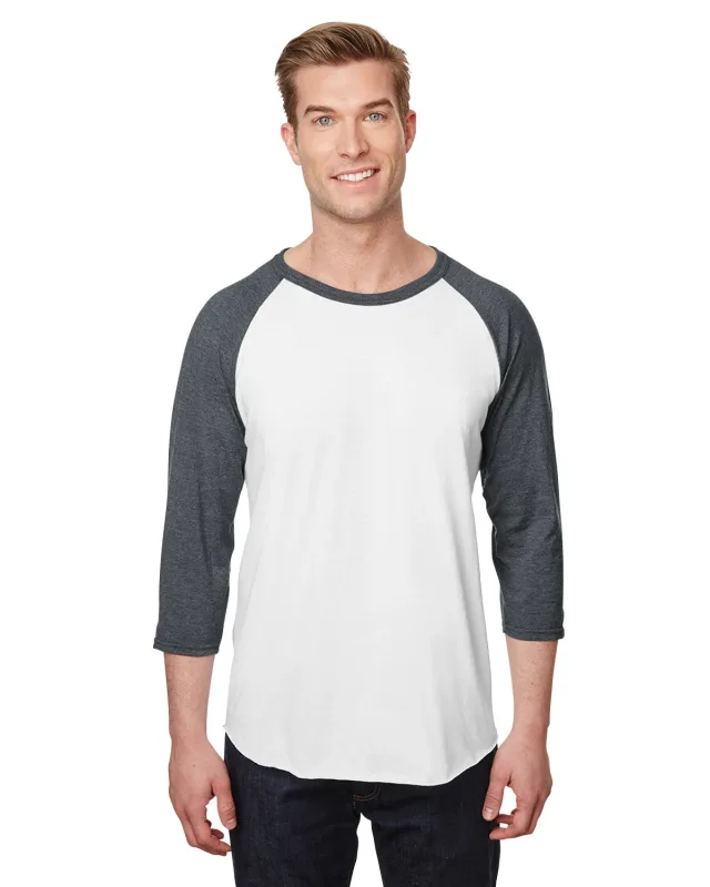 Jerzees Unisex Three-Quarter Sleeve Raglan T-Shirt — view 20