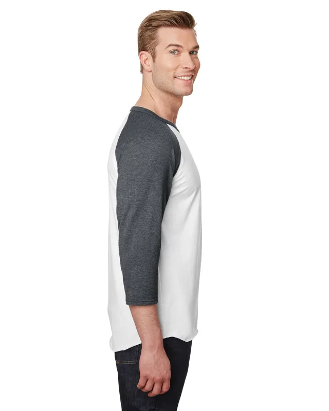 Jerzees Unisex Three-Quarter Sleeve Raglan T-Shirt — view 21