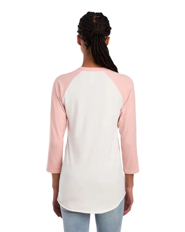 Jerzees Unisex Three-Quarter Sleeve Raglan T-Shirt — view 25