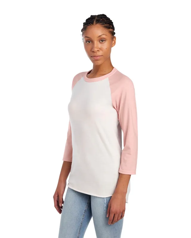 Jerzees Unisex Three-Quarter Sleeve Raglan T-Shirt — view 27