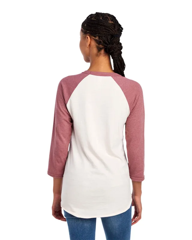 Jerzees Unisex Three-Quarter Sleeve Raglan T-Shirt — view 28