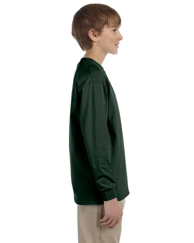 Jerzees Youth DRI-POWER® ACTIVE Long-Sleeve T-Shirt — view 12