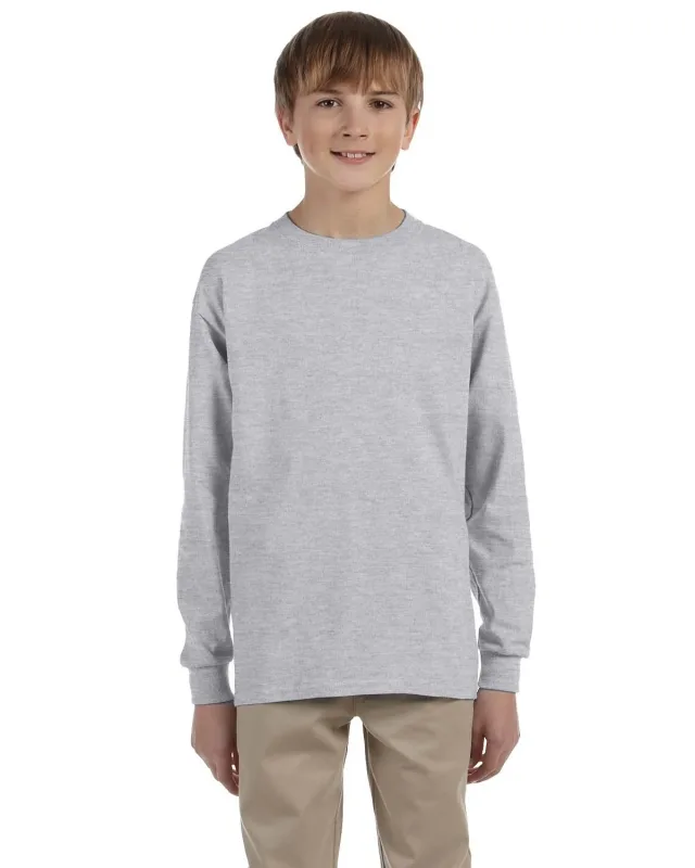 Jerzees Youth DRI-POWER® ACTIVE Long-Sleeve T-Shirt — view 14