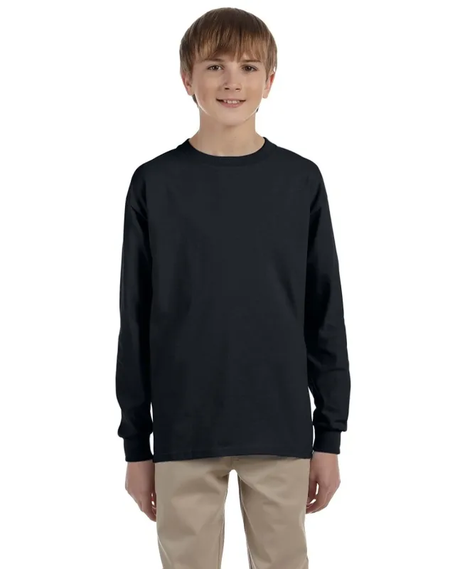 Jerzees Youth DRI-POWER® ACTIVE Long-Sleeve T-Shirt — view 17