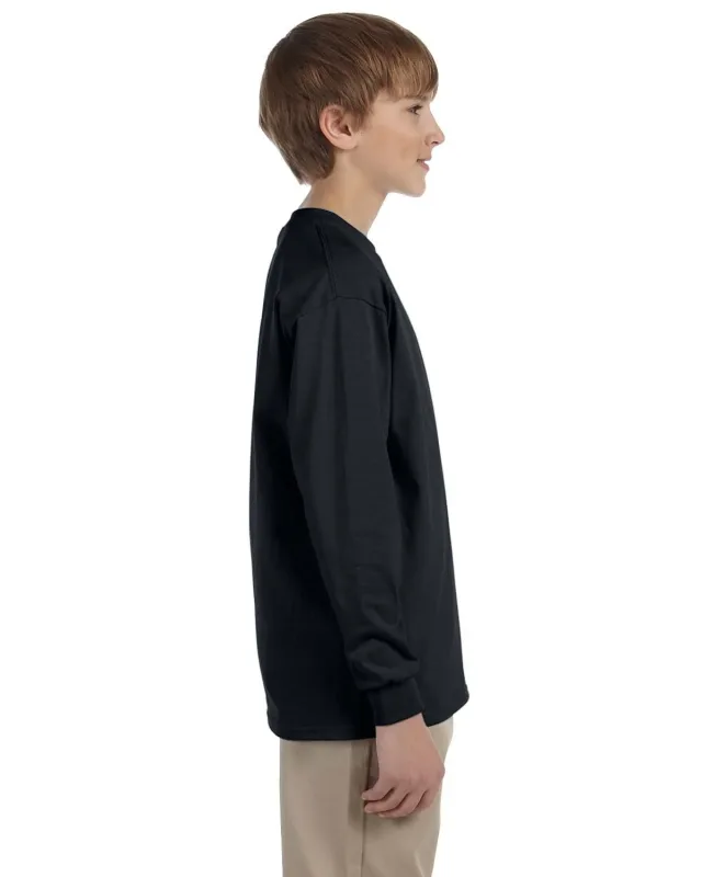 Jerzees Youth DRI-POWER® ACTIVE Long-Sleeve T-Shirt — view 18