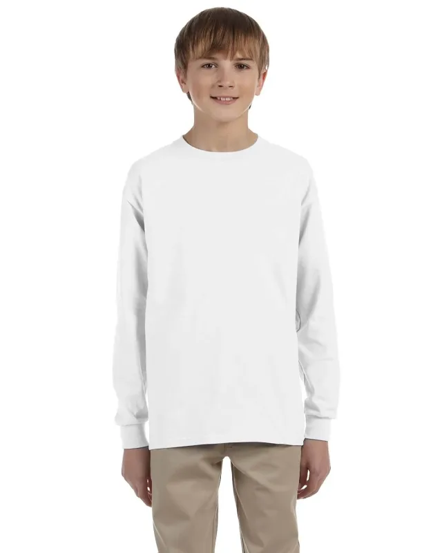 Jerzees Youth DRI-POWER® ACTIVE Long-Sleeve T-Shirt — view 2