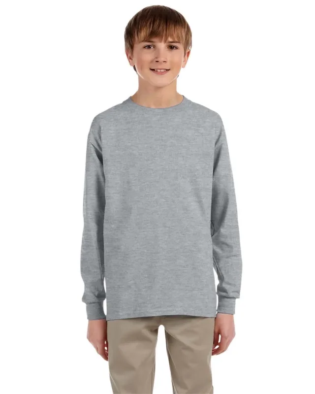 Jerzees Youth DRI-POWER® ACTIVE Long-Sleeve T-Shirt — view 26