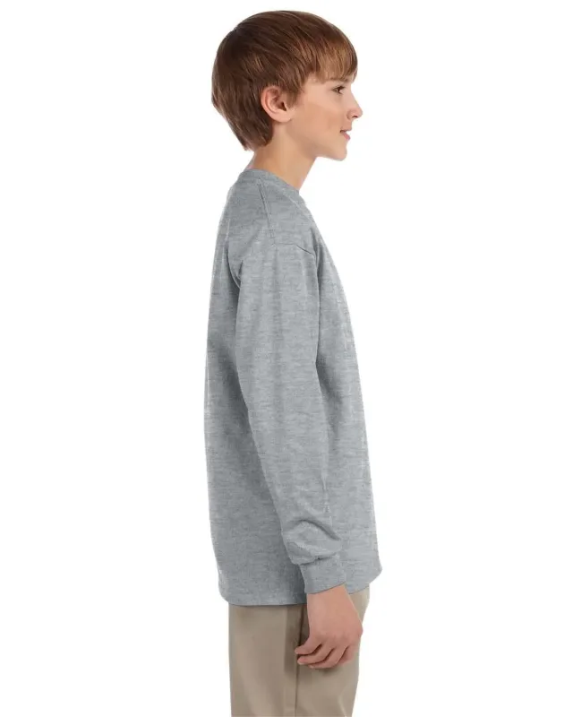 Jerzees Youth DRI-POWER® ACTIVE Long-Sleeve T-Shirt — view 27