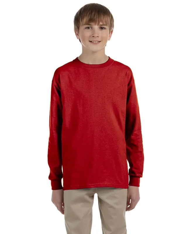 Jerzees Youth DRI-POWER® ACTIVE Long-Sleeve T-Shirt — view 5