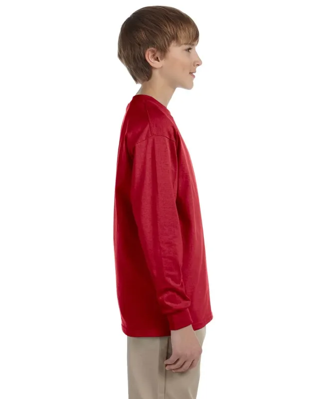 Jerzees Youth DRI-POWER® ACTIVE Long-Sleeve T-Shirt — view 6