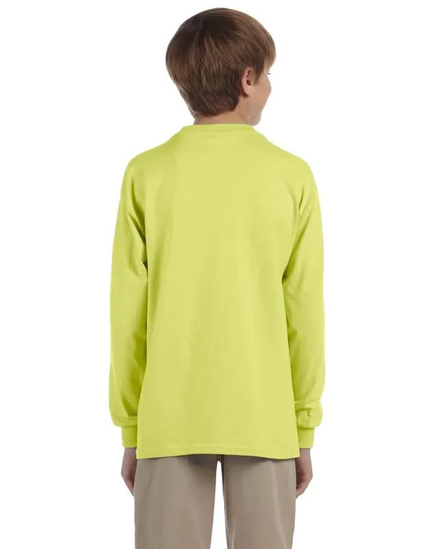 Jerzees Youth DRI-POWER® ACTIVE Long-Sleeve T-Shirt — view 7